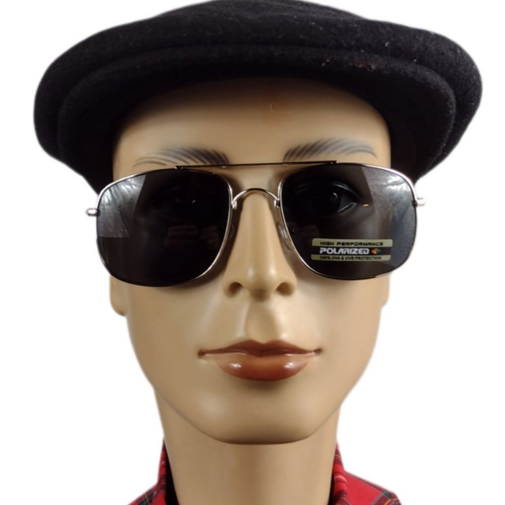 PZ  19 Medium Rectangular  Sized  Polarized  Sunglasses